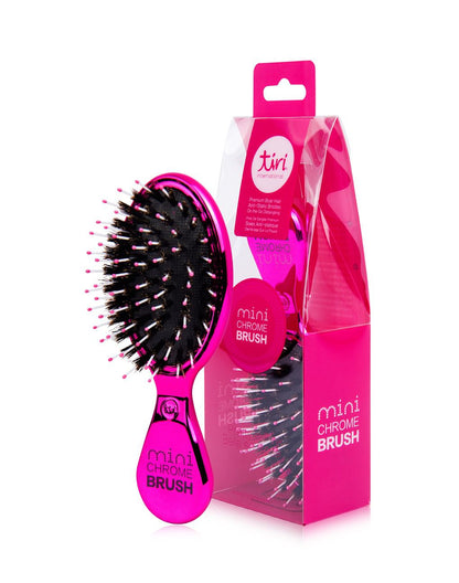 TiriPro Mini Boar Bristle "Purse Perfect" Paddle Brush