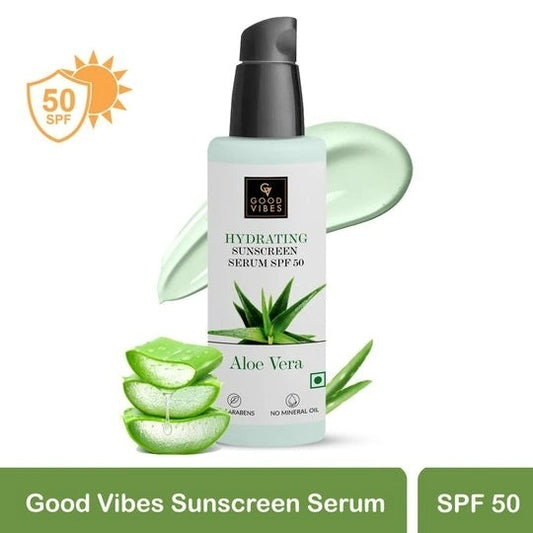 good vibes Aloe Vera Hydrating Sunscreen Serum (45 ml)