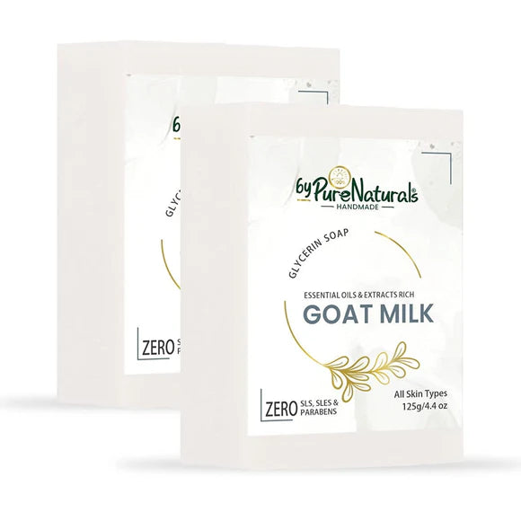 byPureNaturals Organic Goat Milk Soap For Men Women 125gm