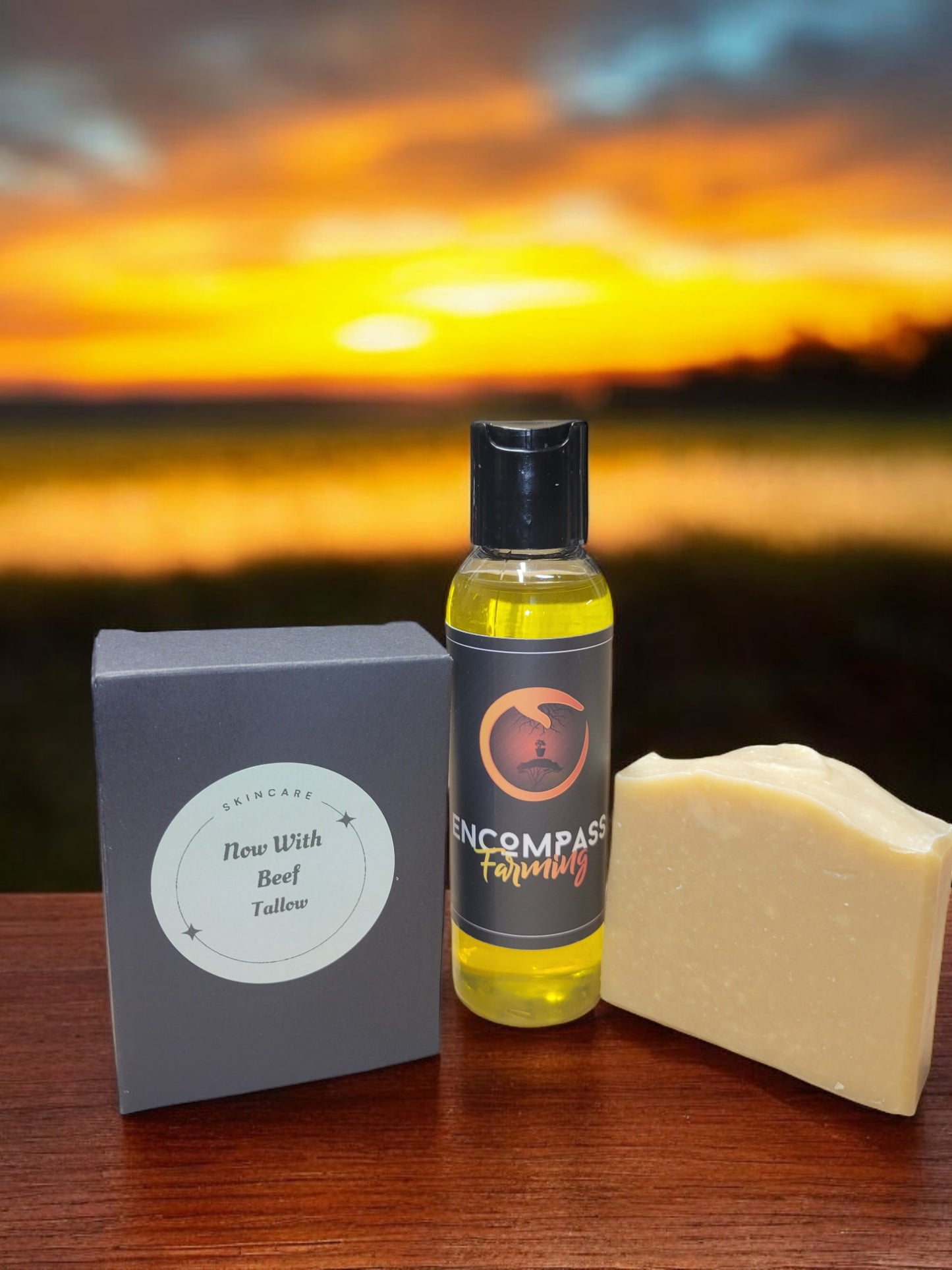 4 oz. Tallow Encompass Oil Goat Milk Soap Nontoxic & Fragrance free