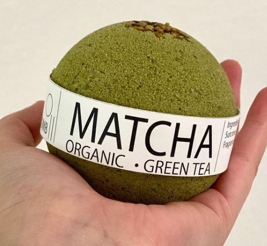 Organic Matcha Greentea Bath Bomb - 8oz