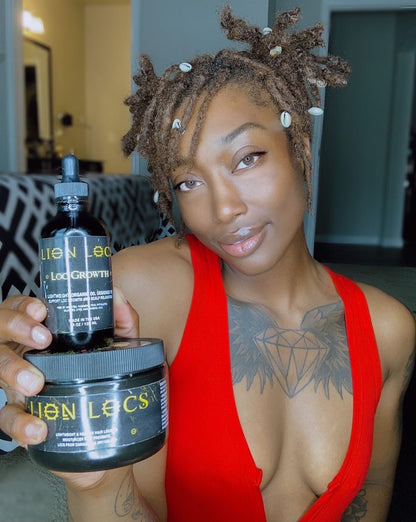 Lion Locs Growth Oil & Scalp Relaxer | Light Styling Moisturizer