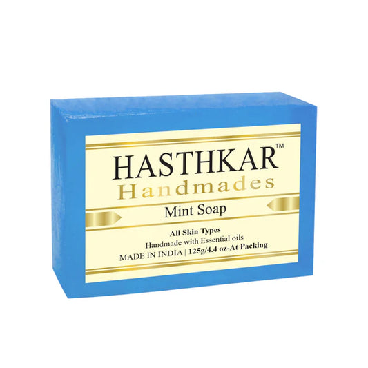 Hasthkar Handmades Glycerine Natural Mint Soap 125Gm