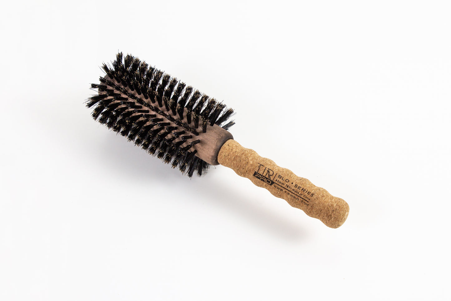 Boar Bristle, Cork Handle Round Brush