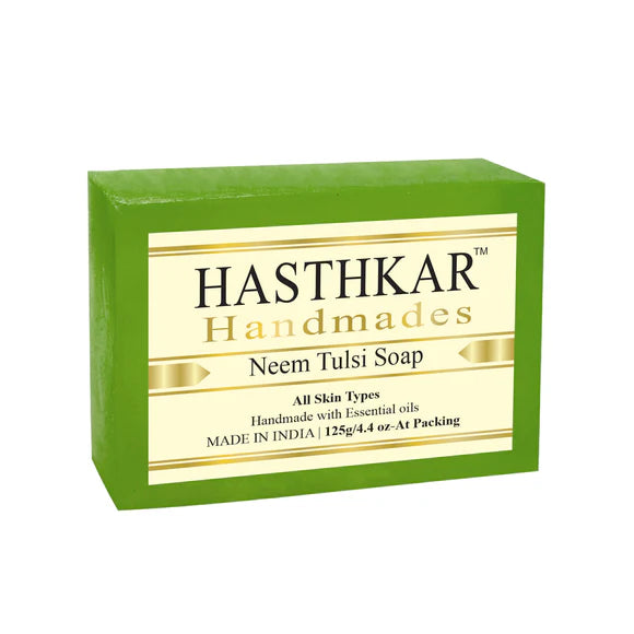 Hasthkar Handmades Glycerine Natural Neem tulsi Soap 125Gm