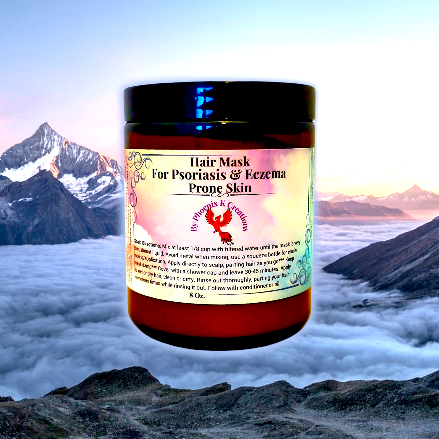 Organic Psoriasis & Eczema Prone Skin Hair/Scalp Mask