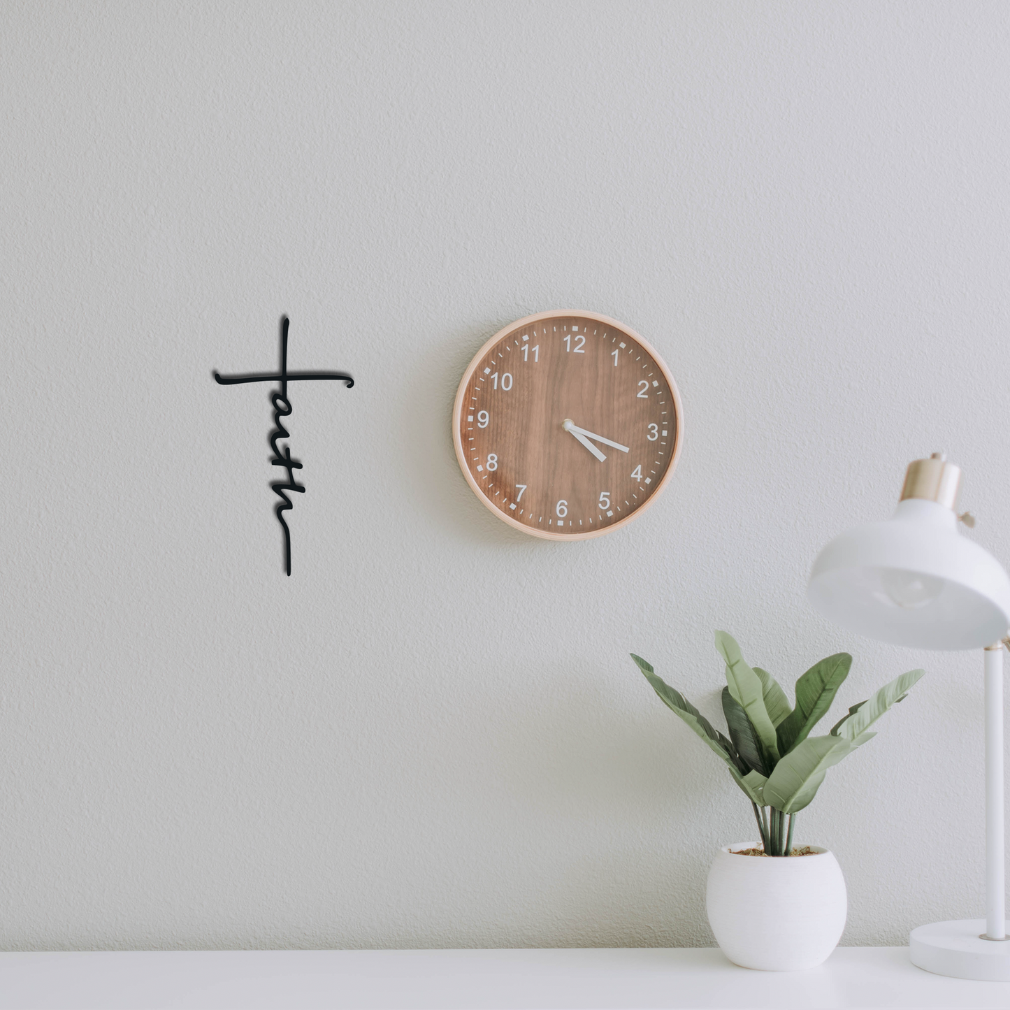 Faith Cross - Metal Wall Art