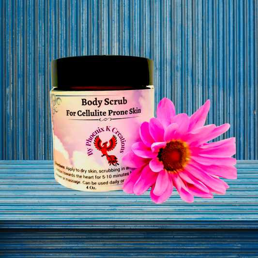 Organic Scrub for Cellulite Prone Skin - 4 Oz.