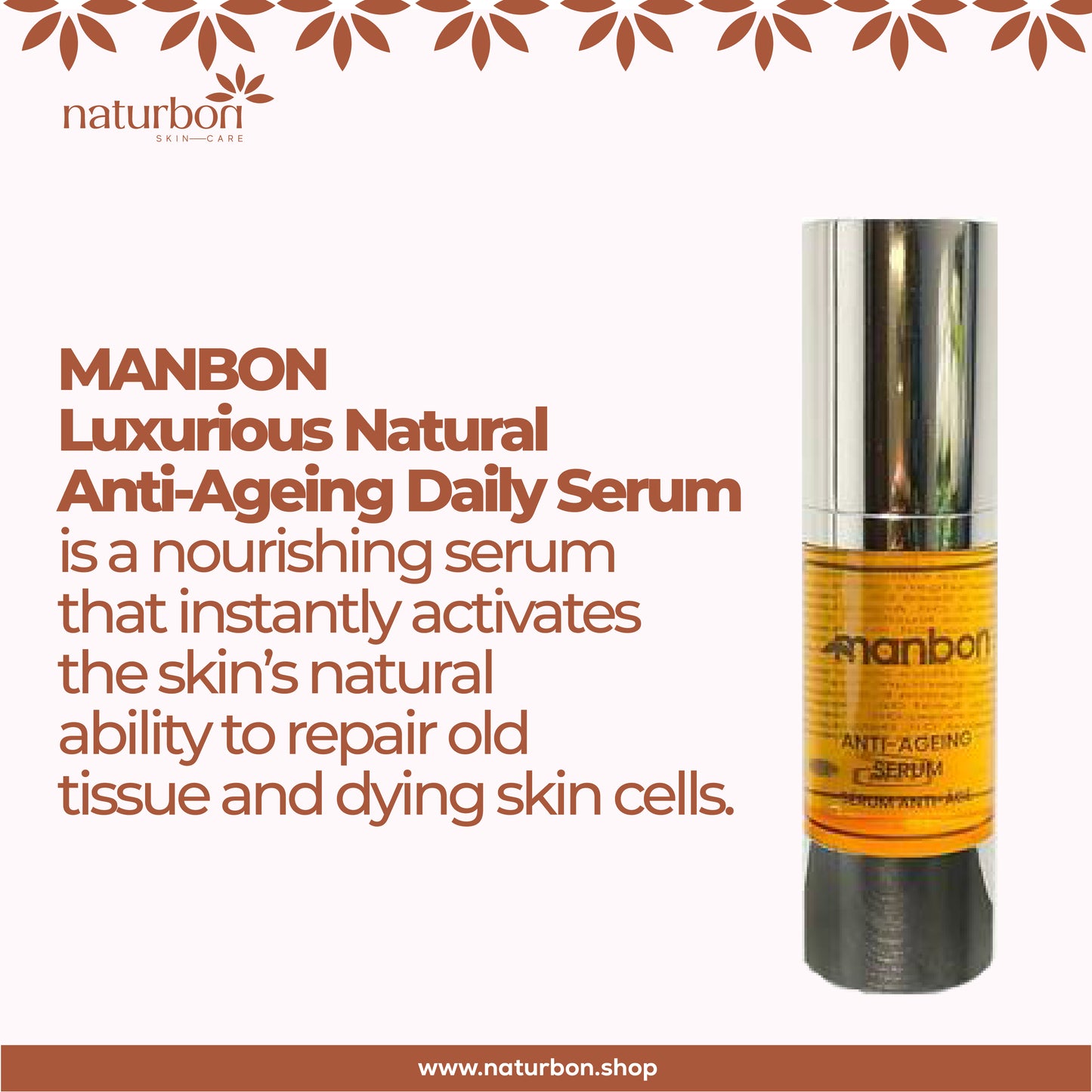 MANBON - Luxurious Natural Anti-Ageing Daily Serum