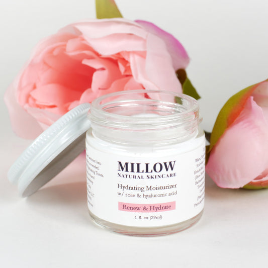 Hydrating Facial Moisturizer with Rose & Hyaluronic Acid