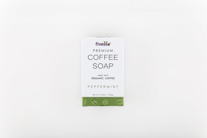 Peppermint - Premium Coffee Soap Bar