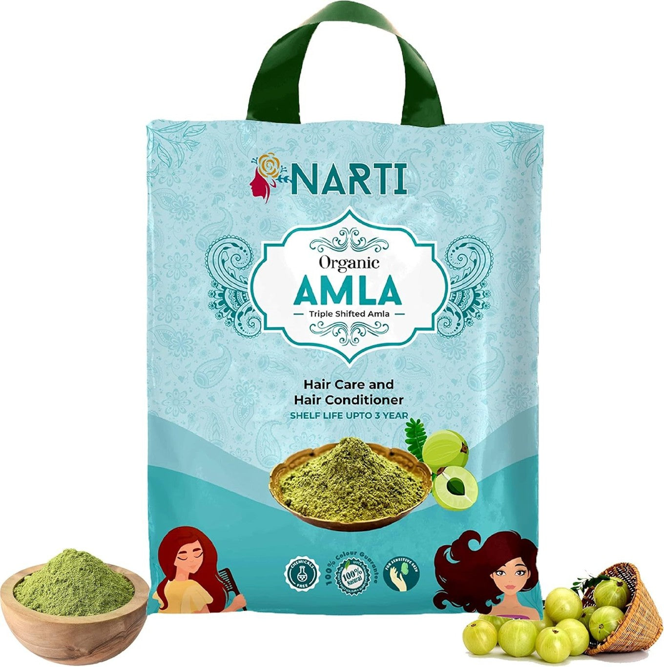 Organic amla powder for hair care & hair growth 500g