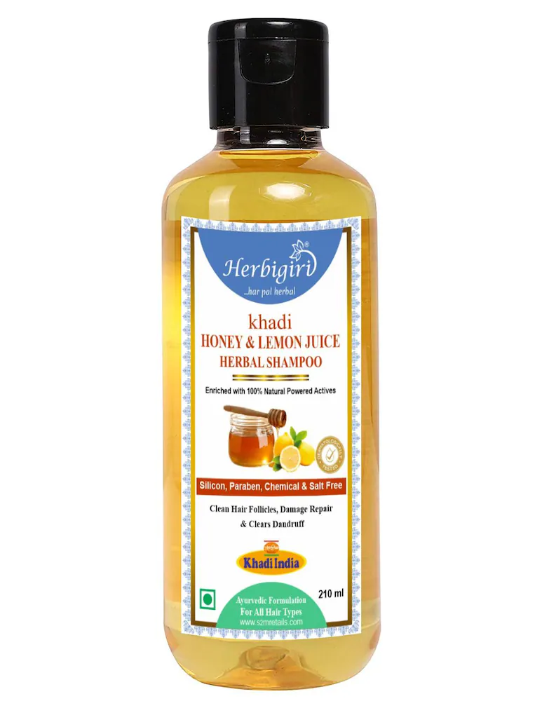 Herbigiri khadi honey & lemon juice herbal shampoo