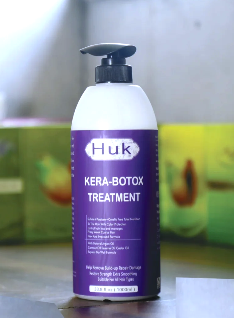 Huk Kera Botox Hair Treatment with Hydrolyzed Protein & Argon Oil