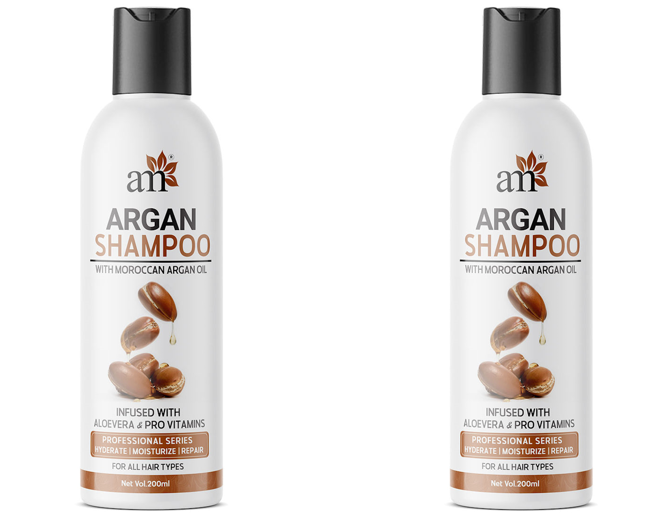 AromaMusk Morrocan Argan Oil Shampoo PACK OF 2