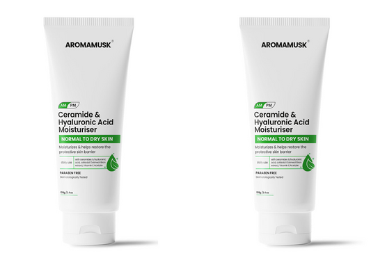 Ceramide & Hyaluronic Acid Moisturizer for Normal to Dry Skin PACK OF