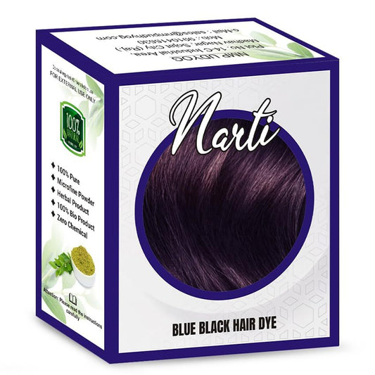 Ammonia-free hair color Make grey hair to blue black