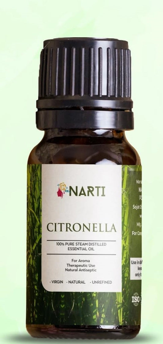 Citronella Essential Oil for Healthy Hair, Oily Skin, Aromatherapy