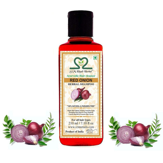 S2M Khadi Herbal Ayurvedic Onion Shampoo