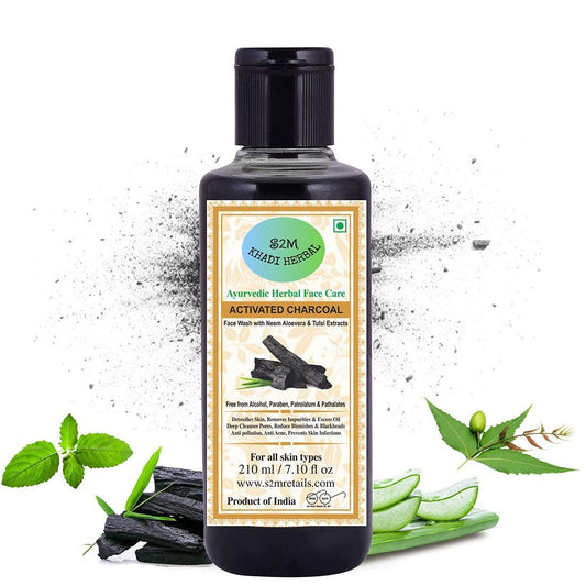 S2M Khadi Herbal Activated Charcoal Face Wash