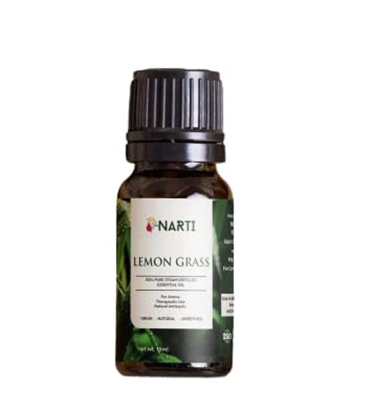 Pure Lemongrass Essential Oil for Hair Fall, Moisturising Skin & Face