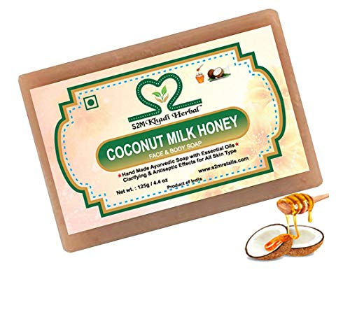 S2M Herbal Coconut Milk & Honey Face & Body Soap