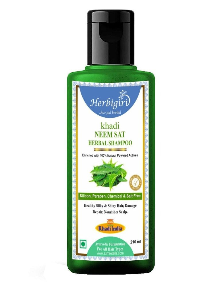 Herbigiri Khadi neem sat herbal shampoo