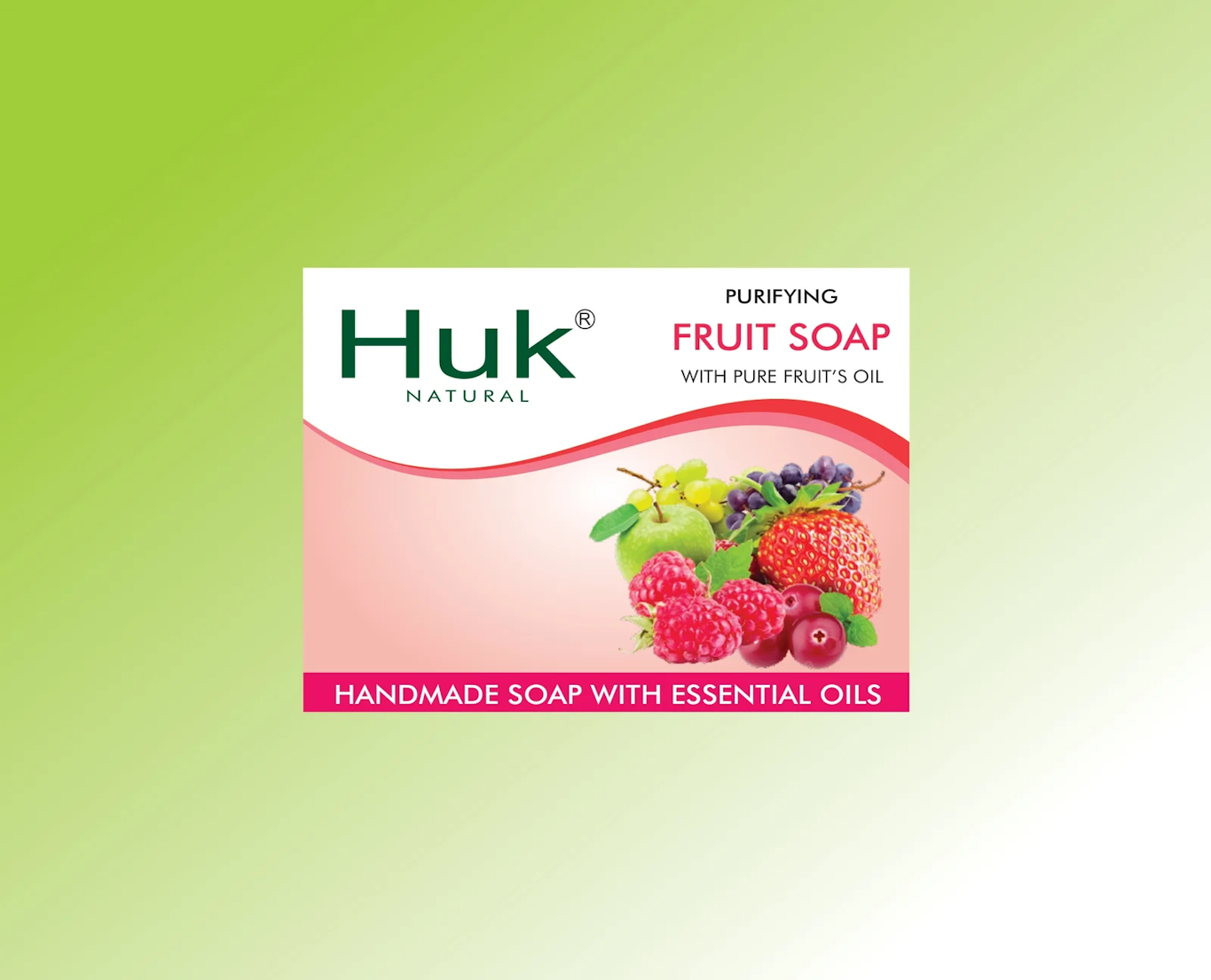 Huk Kiwi Soap With Coconut Oil & Vitamin E