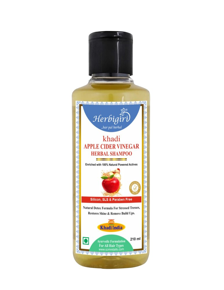 Herbigiri khadi apple cider vinegar herbal shampoo SLS Free