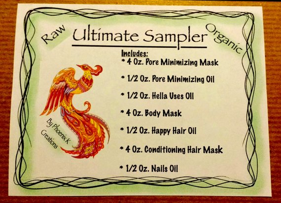 Organic Ultimate Sampler- Gift Box- 7 Beauty &