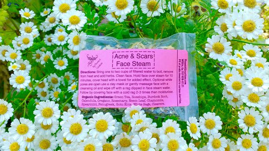 Organic Acne & Scars Face Steam- 1 Oz.