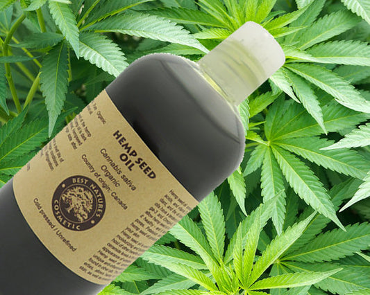 100% Pure Hemp Seed Oil | Organic, Cold Pressed 8oz - 128oz