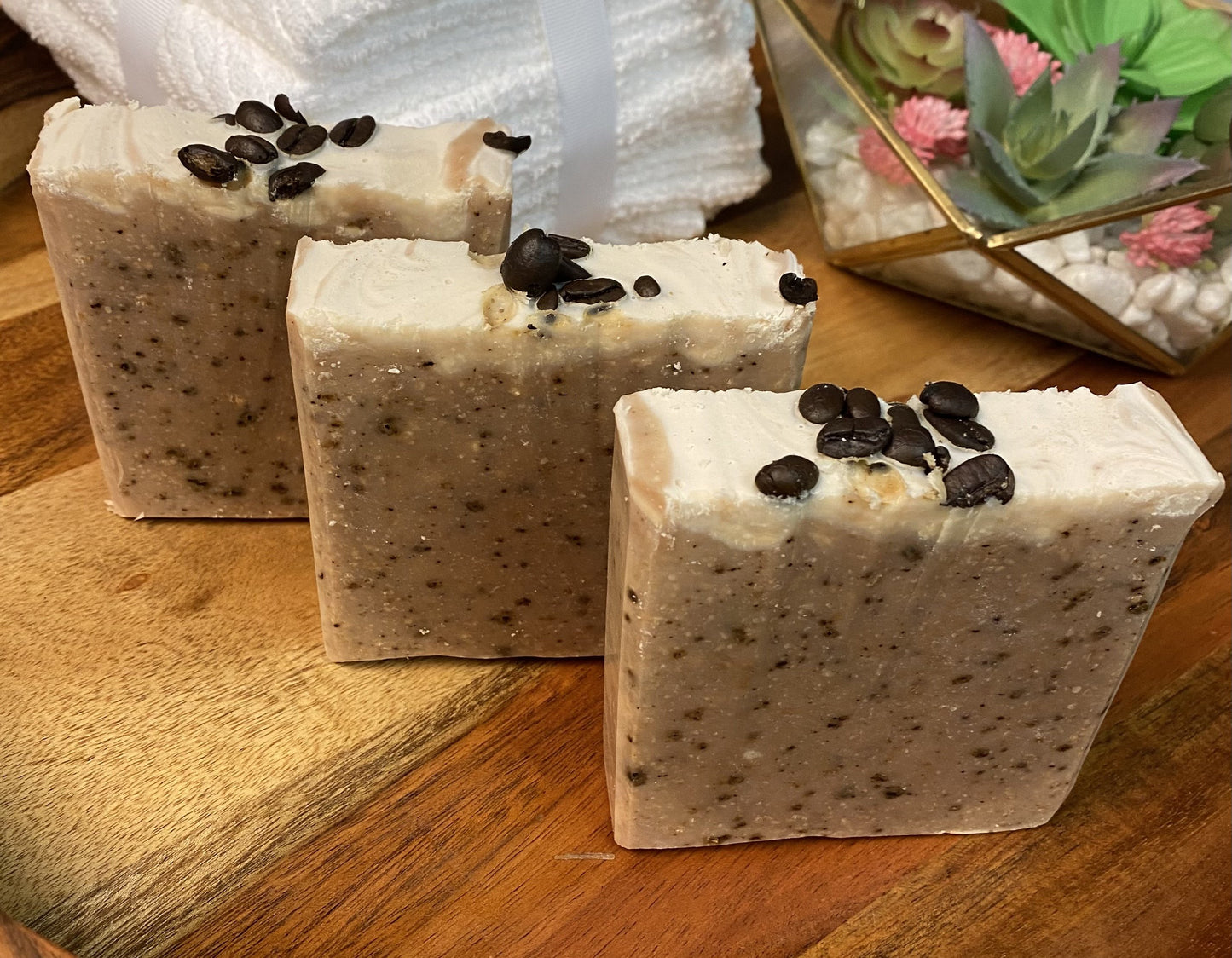 Large Goats Milk Coffee Scrub Soap