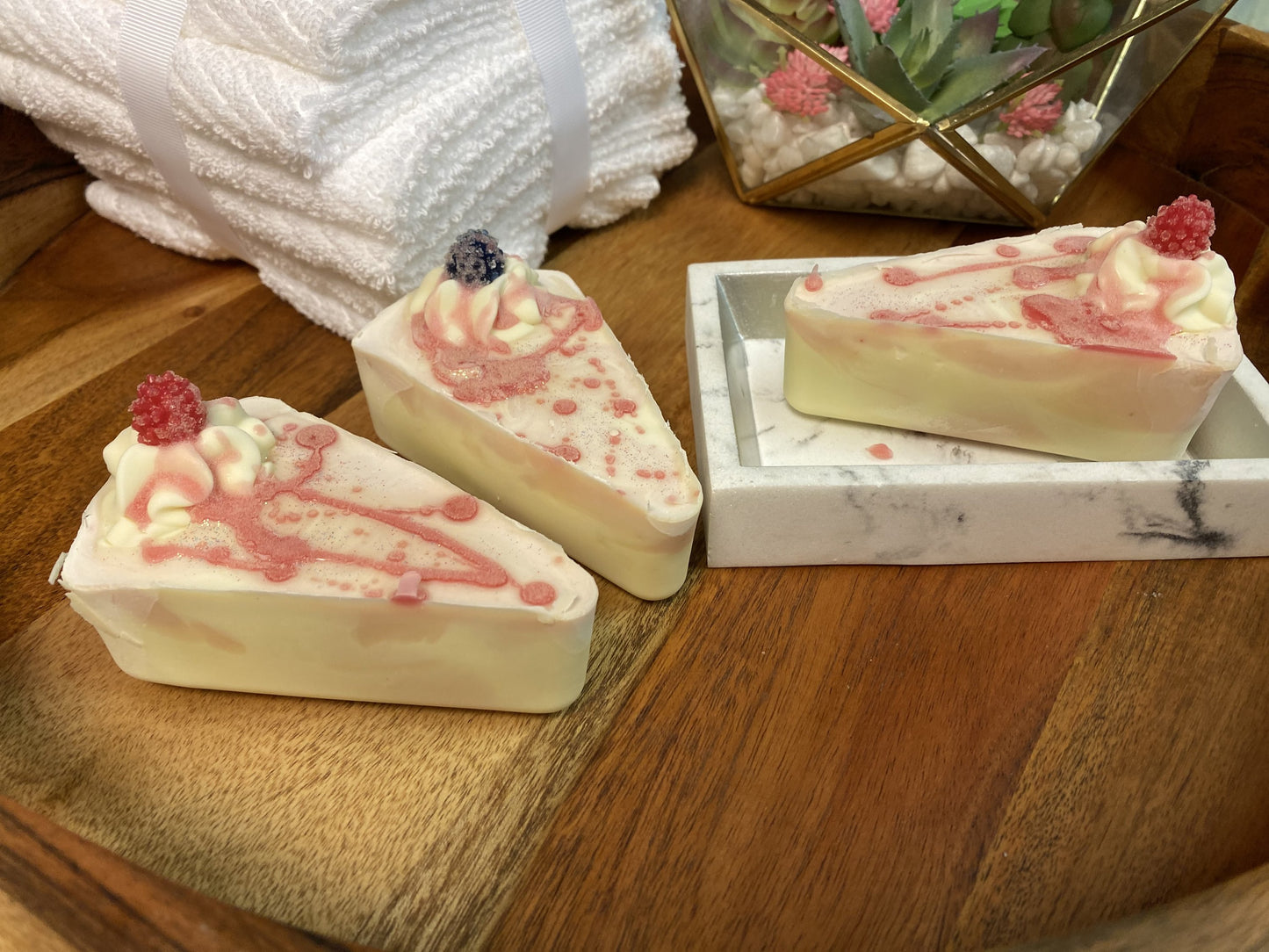 Cherry & Peach Soap Pie