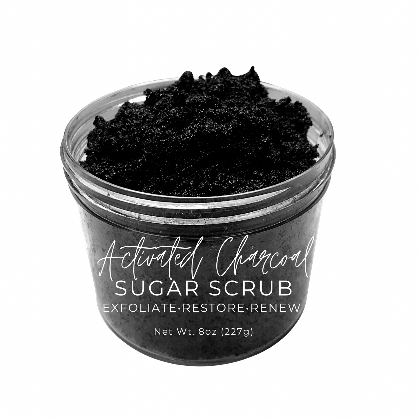 Activated Charcoal Sugar Scrub