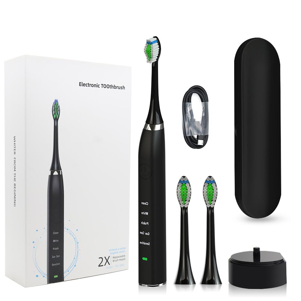 Sonic Electric Toothbrush IPX7 Waterproof Cordless Rechargeable