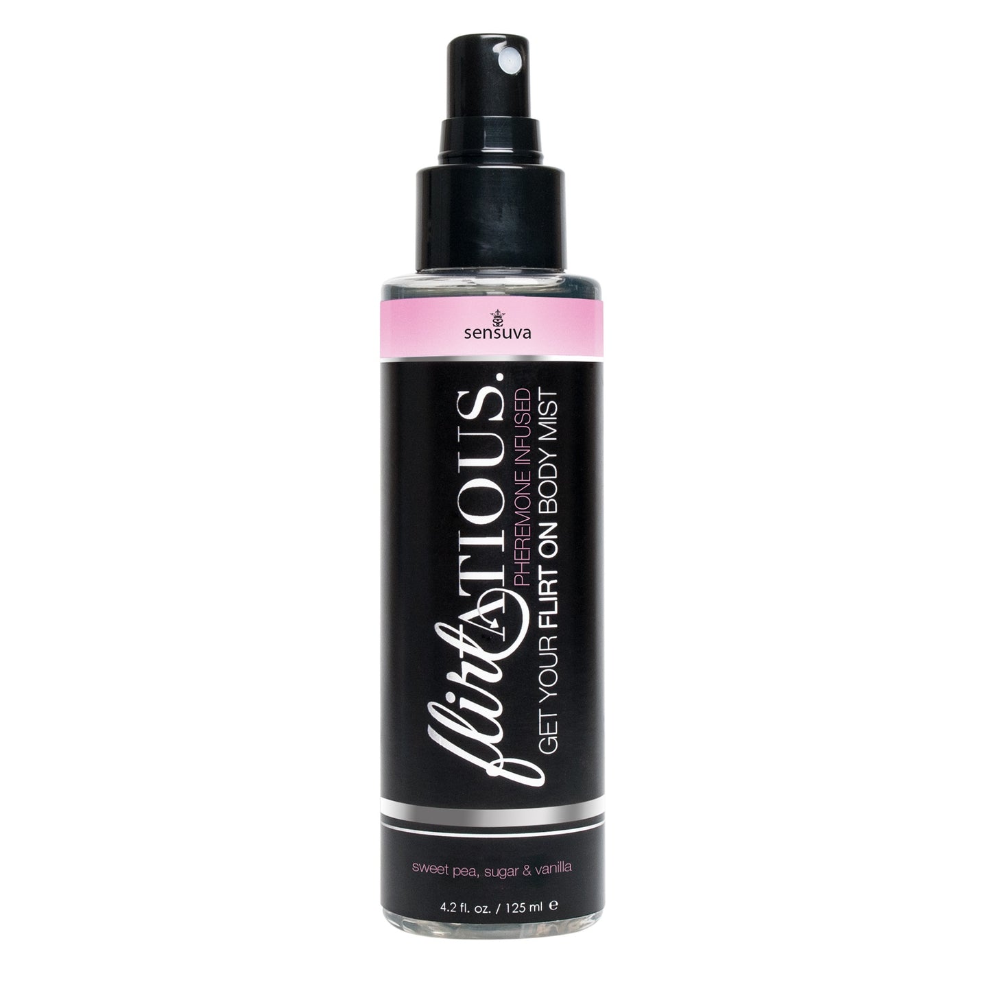 Flirtatious Pheromone Infused Body Mist - Vanilla, Sugar, & Sweet Pea