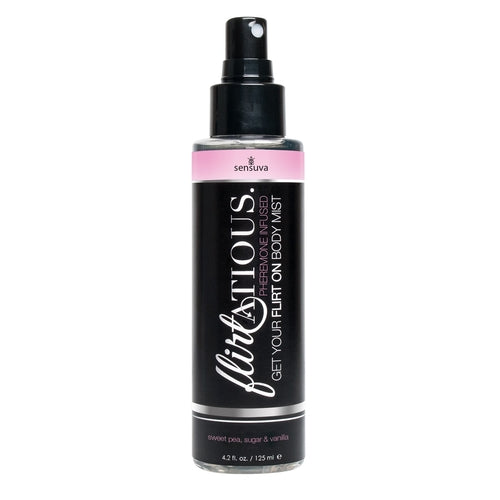 Flirtatious Pheromone Infused Body Mist - Vanilla, Sugar, & Sweet Pea