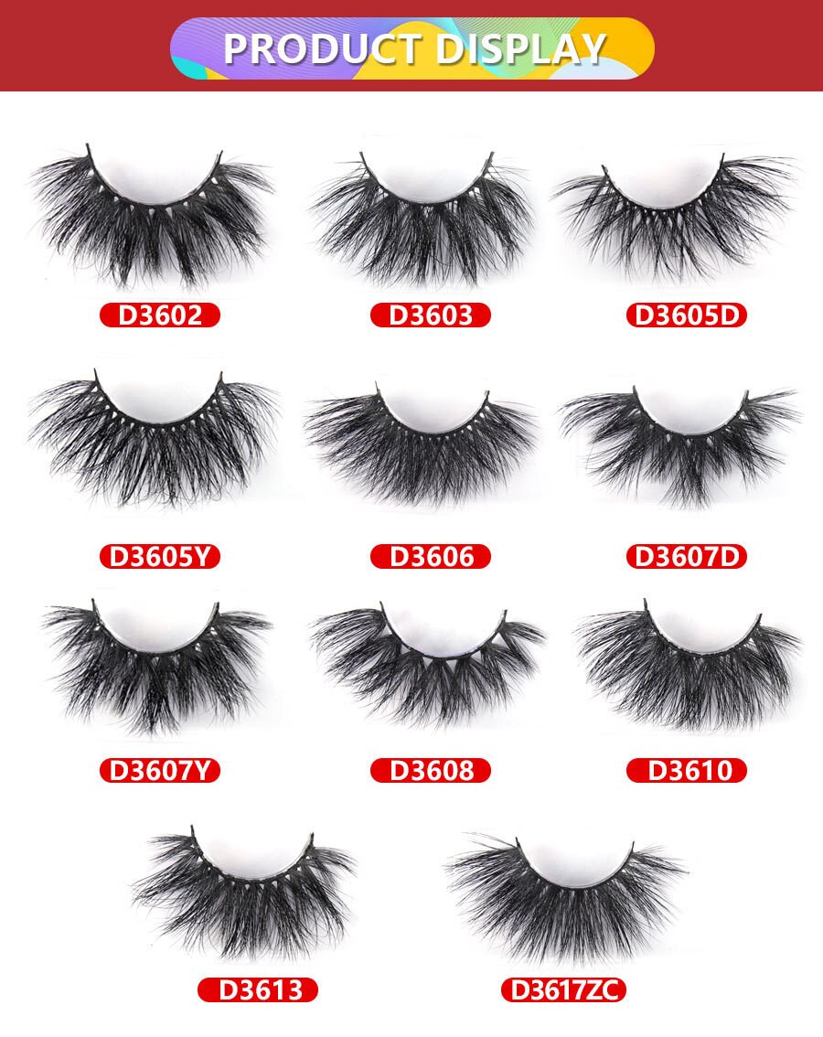 3D Mink Eyelash 10/20/30 Pairs Fake Lashes Wholesale Mink Lashes