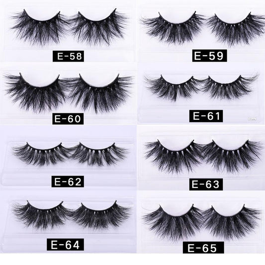 Lashes 10/30/50 Pairs Wholesale 25mm 3D Mink Eyelashes In Bulk Thick