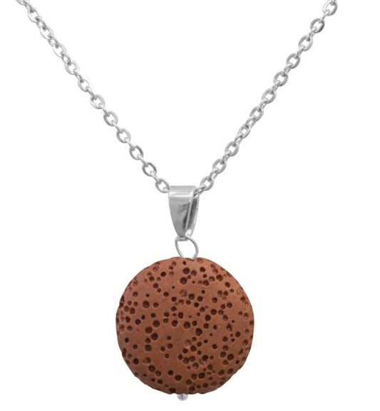 Red Lava Stone Essential Oil Necklace