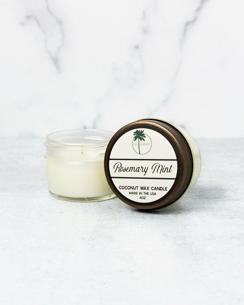 Rosemary Mint Scent Coconut Wax Candle