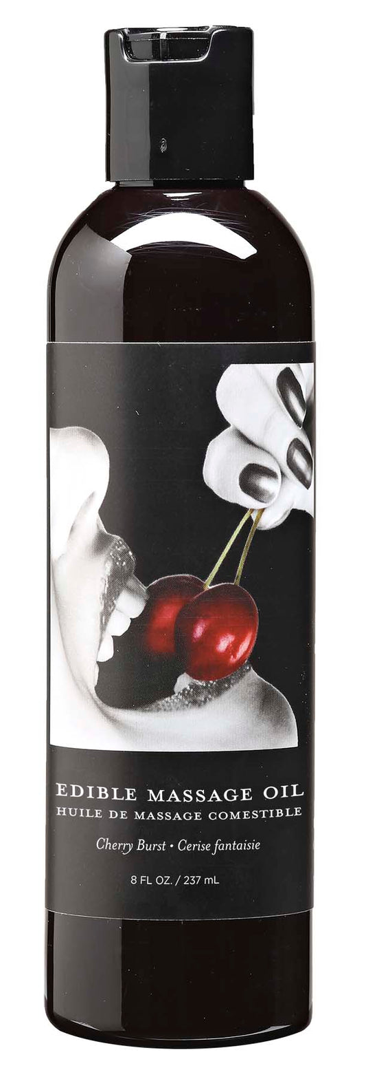 Cherry Edible Massage Oil 8 Oz